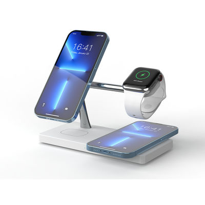 Buon prezzo Caricabatterie senza fili a luce magnetica notturna 7 in 1 caricabatterie senza fili per auricolari iPhone Watch in linea