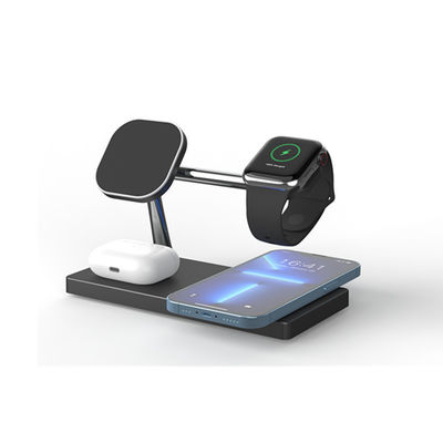 Buon prezzo 380g caricabatterie multifunzione wireless 15W Fast Bianco o nero con luce notturna 2W in linea