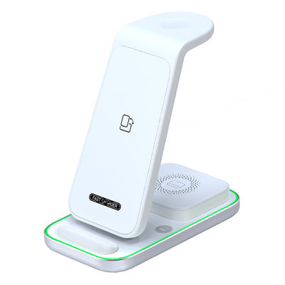 Buon prezzo 4 in 1 portabatteria di ricarica senza fili con supporto di luce notturna in linea