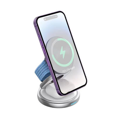 Buon prezzo Caricabatterie wireless portatili pieghevoli 15W caricabatterie wireless ad alta velocità per auricolari Telefoni in linea