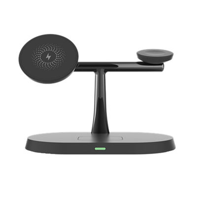Buon prezzo 3 in 1 stazione di ricarica multifunzione CE auricolare per cellulari in bianco e nero in linea
