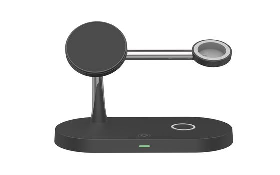 Buon prezzo FCC ROHS Metal Wireless Charging 15W Zinc Alloy Wireless Charger Bracket in linea