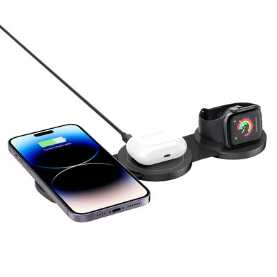 Buon prezzo Caricabatterie portatili 3 in 1 caricabatterie pieghevoli per iPhone 14 Airpods in linea