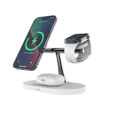 Buon prezzo Tipo-C Aii in una ricarica wireless adatta per cuffie per cellulari Watch nero e bianco in linea