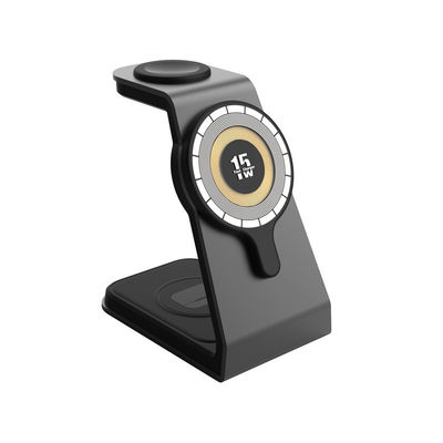 Buon prezzo SC022 Stazione di ricarica rapida 3 in 1 Caricatore magnetico senza fili per telefono in linea