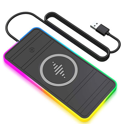 Pad di ricarica wireless per auto compatibile Apple e Samsung 2 in 1 USB Car Charger wireless 15W Fast Charging