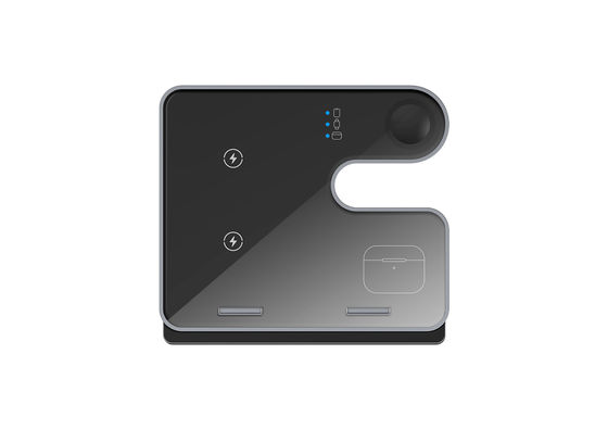 Buon prezzo Porta caricabatterie senza fili in lega di alluminio nero in linea