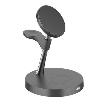 Buon prezzo 3W Posizione orologio 15W Posizione base supporto di ricarica senza fili pieghevole Con corpo ABS in lega di zinco in linea