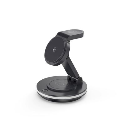 Buon prezzo Stazione di ricarica wireless multifunzione 4 in 1 Bianco/Nero/Grigia/Purple PD/QC 5V/3A 9V/2A 12V/1.5A in linea