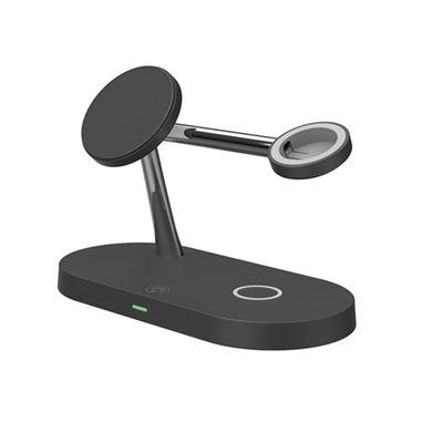 Buon prezzo Smart 4 in 1 stand di ricarica wireless con luce notturna TYPE-C Input 3W Earphone di ricarica in linea