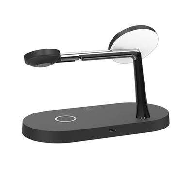Buon prezzo Caricabatterie wireless a luce notturna a LED da 2 W con supporto e portacarica integrato per iWatch in linea