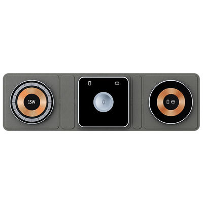 Buon prezzo Ricarica senza fili pieghevole 3 volte 5W/7.5W/10W/15W Pad di ricarica ad alta efficienza in linea