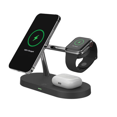 Buon prezzo Caricabatterie veloci wireless 4 in 1 Compatibile con smartphone e USB-A in linea