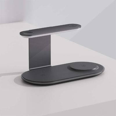 Buon prezzo Supporto caricabatterie portatile 3 in 1 per cellulari, uscita 15W/10W/7.5W/5W, interfaccia Type-C per telefoni Apple e Samsung in linea