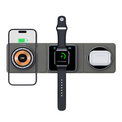 Buon prezzo Caricabatterie senza fili per viaggi facile da portare 3 in 1 in linea