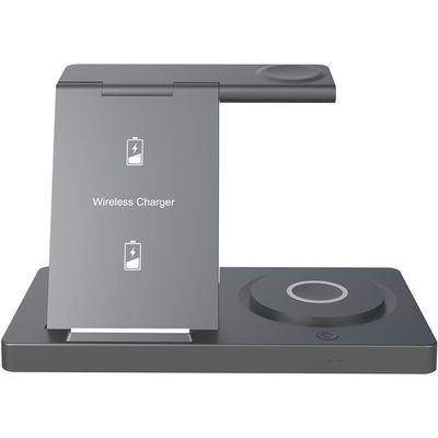 5 in 1 caricabatterie magnetiche senza fili veloci da 15w con materiale ABS per luci notturne da 2w
