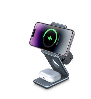 Ricarica wireless pieghevole in lega di alluminio 5V 2A Qi ricarica wireless per Iphone
