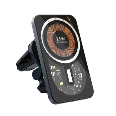 Buon prezzo Trasparente 5V 2A Car Wireless Charging Car Magnetic Car Charger Efficienza del 73% in linea