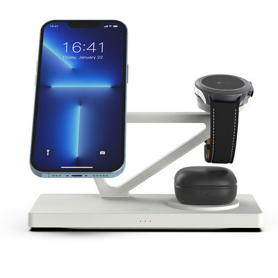Buon prezzo Tutto in uno Samsung Smartwatch Charger Smart Watch 15W Wireless Charger Nero E Bianco in linea
