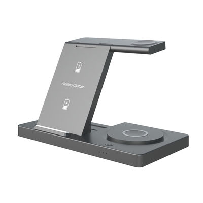 5 in 1 Apple Wireless Charger Pieghevole Induction Phone Charger Compatibile Apple & Android Nero e bianco