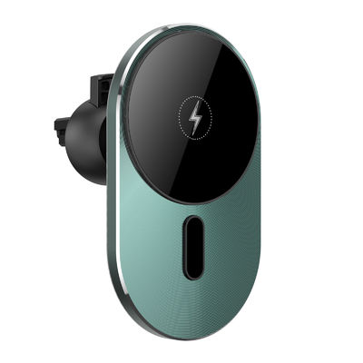 Buon prezzo Portatelefono per auto magnetica pieghevole senza fili 15w Iphone Magsafe Car Mount Charger in linea