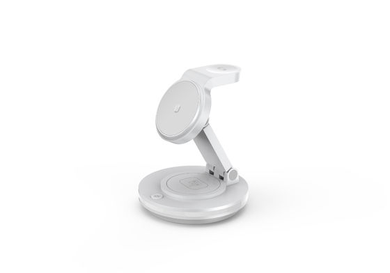 Buon prezzo Potente caricabatterie Magsafe da 10W 3 in 1 caricabatterie magnetiche portatili angolo di 180 gradi in linea