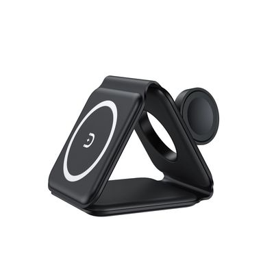 Buon prezzo Caricabatterie wireless QC/PD da 15 W con protezione da sovra-tensione per dispositivi abilitati Qi in linea