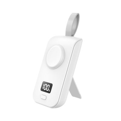 Portable 2500mAh Power Bank Caricabatterie wireless Caricabatterie per IWatch & Cable per iPhone