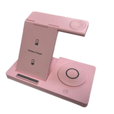 Buon prezzo Stazione di ricarica wireless pieghevole da 15W in bianco/nero/verde/viola/rosa per la ricarica dell'orologio 3W Output 5W/7.5W/10W/15W in linea