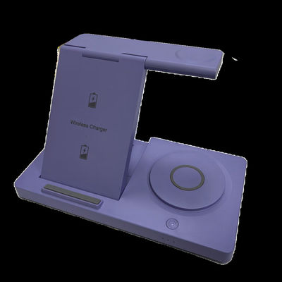 Buon prezzo Stazione di ricarica wireless per smartphone, auricolari e orologi con luce magnetica notturna in linea