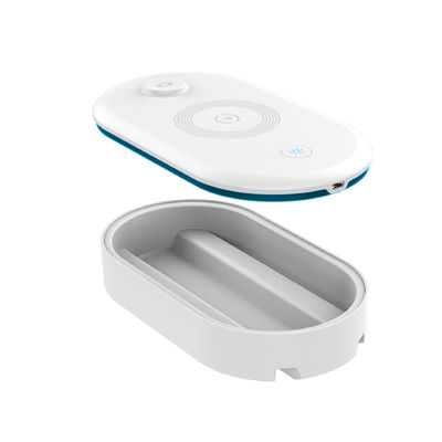 Buon prezzo Stazione di ricarica wireless da 15W UV Sterilizing Box Stazione di ricarica del telefono 4 in 1 Stand di ricarica in linea