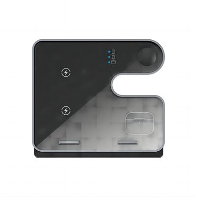 Buon prezzo 15W Fast Wireless Charging Braket per Apple Samsung Qi Phones Airpod e iWatch in linea