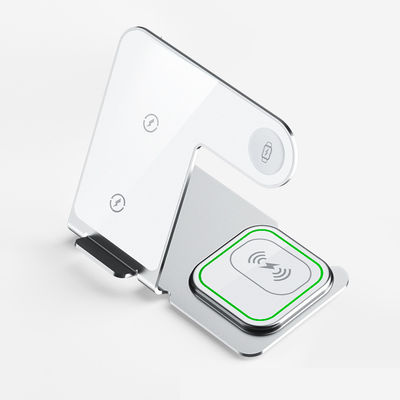 Buon prezzo Caricabatterie wireless in alluminio certificata Qi da 15W per iPhone/Samsung Phone in linea