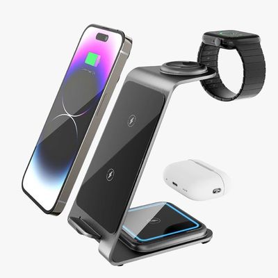 Buon prezzo Prodotto di fabbrica Origine Caricabatterie wireless in metallo Compatibile con iPhone OEM ODM in linea