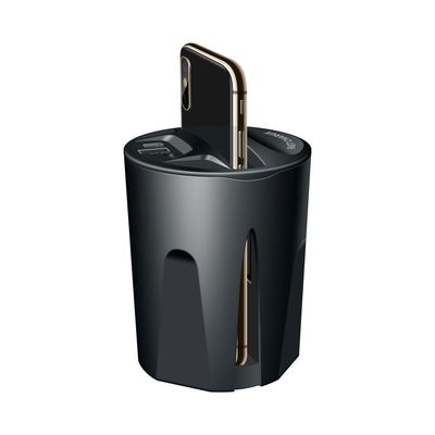 Buon prezzo 2 Interfaccia di uscita USB Carica rapida Caricabili per auto 110-205KHz Frequenza di ricarica in linea