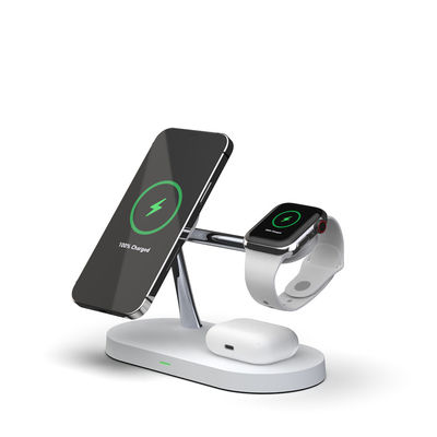 Buon prezzo Stazione di ricarica wireless multifunzionale 5 in 1 con luce notturna da 2 W e usb in linea