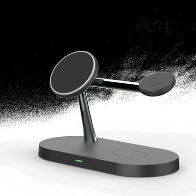 Stazione di ricarica wireless multifunzione 5 in 1 con luce notturna