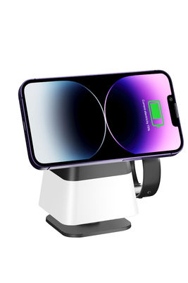 Buon prezzo Caricabatterie wireless 4 in 1 per dispositivi Apple con corpo rotabile e capo pieghevole in linea