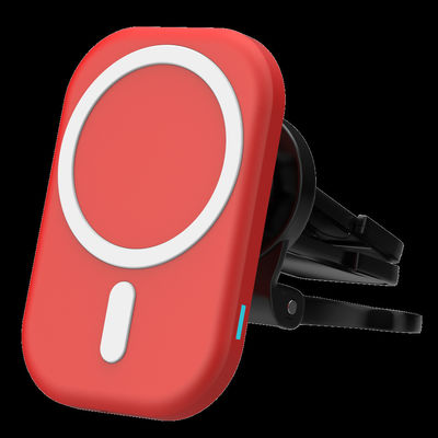 Buon prezzo 15W caricabatterie magnetica senza fili Air Vent Mounting con ABS Silicone Gel Material in linea
