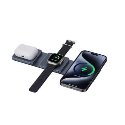 Buon prezzo Caricabatterie compatte pieghevoli con ricarica wireless Qi in linea