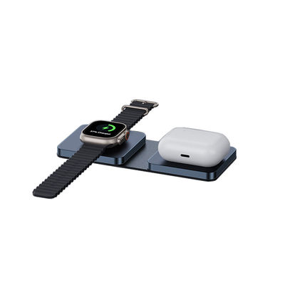 Buon prezzo Caricabatterie senza fili pieghevoli 3W - 15W Qi Phone Apple Airpod IWatch Con USB Tipo C in linea
