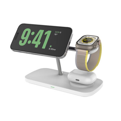 Buon prezzo QI2 5 in 1 caricabatterie magnetiche senza fili iPhone Stand 15W Fast Mag-Safe Charger per iPhone 17/17 Pro/17 Air/17 Pro Max 16/15/14/13/12 Serie Apple Magnet Wireless Charging Station/Pad per AirPods in linea