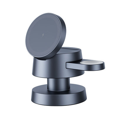 Buon prezzo Elegante e portatile nero wireless 15W caricabatterie libero passaggio tra luce calda e luce bianca in linea
