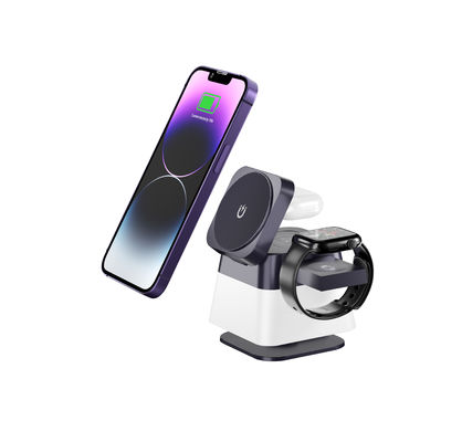 Stand di ricarica wireless 4 in 1 con luce notturna 15W/10W/7.5W/5W