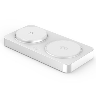 Caricabatterie senza fili pieghevoli 3 in 1 con design luminoso 1w per la ricarica del telefono auricolare iwatch