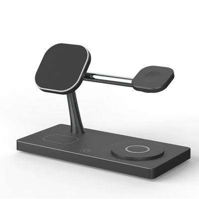 Buon prezzo Caricabatterie wireless 15W All In One con frequenza di lavoro 110-205KHz ABS Lega di zinco in linea
