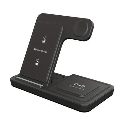 Caricabatterie wireless ABS 3 in 1 con efficienza di ricarica del 75% e ingresso 9V/3A