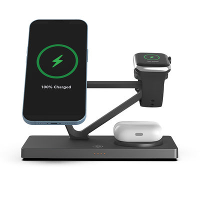 Buon prezzo T216 caricabatterie veloce wireless 15W/10W/7.5W /5W Supporta il telefono Apple e Samsung con caricabatterie ABS a luce notturna in linea