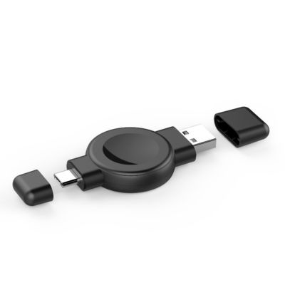 X512 Samsung / Apple Watch Wireless Charger con doppia interfaccia USB/ TYPE-C ABS+PC Watch s