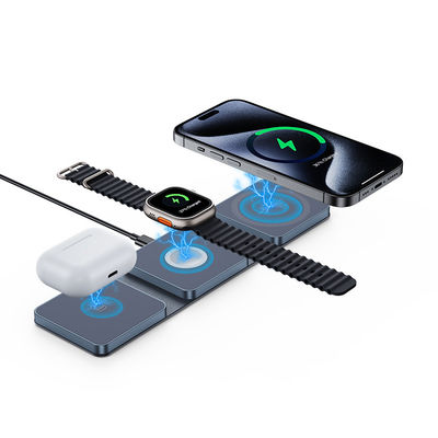 Industrial X9 Wireless Fast Charger 15W/10W/7.5W/5W Supporto al caricabatterie pieghevole Cusomize Intelligent Charger